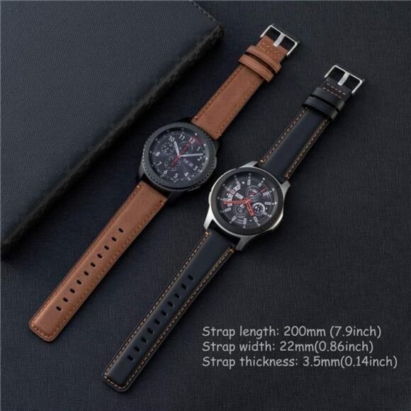 NEW  Samsung Galaxy Premium Leather Watch Bands main image 6